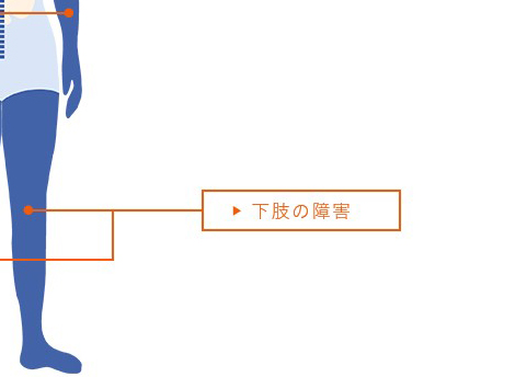 下肢（指・足）の障害